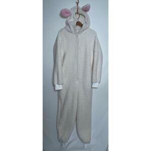 Fluffy Bunny Adult Onesie - Funziez! by Silver Lily - Adult Size S -‎ SO Soft